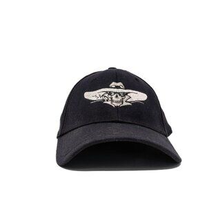 Beartooth Rally Black Adjustable Baseball Cap With Skull Logo